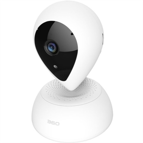 360智能摄像机悬浮版 D619 高清夜视 WIFI摄像头 双向通话 人脸识别 哭声报警 语音交互 白色智能家居产品图片3